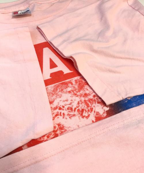 バンドTシャツ（バンドTシャツ）バンドTシャツ (バンドTシャツ) 90s THE FLAMING LIPS(ザ・フレーミング・リップス) バンドTシャツ ピンク サイズ:XL　　　の古着・服飾アイテム