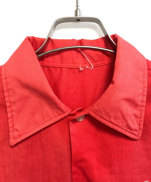 VINTAGE（ヴィンテージ）VINTAGE (ヴィンテージ) ボーリングシャツ レッド サイズ:不明の古着・服飾アイテム