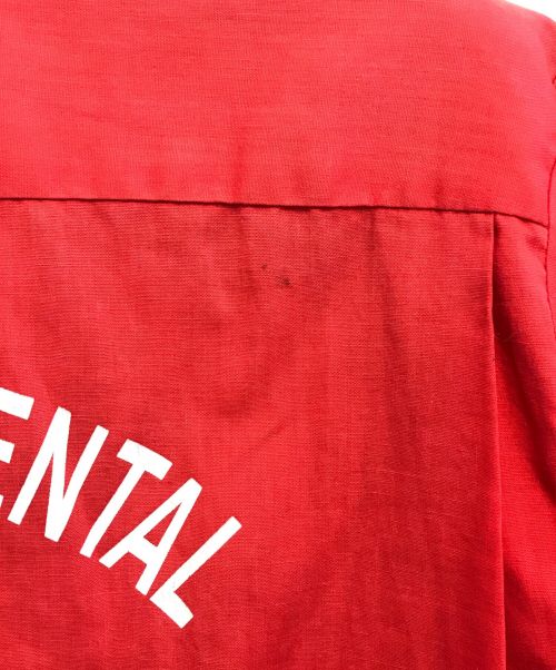VINTAGE（ヴィンテージ）VINTAGE (ヴィンテージ) ボーリングシャツ レッド サイズ:不明の古着・服飾アイテム