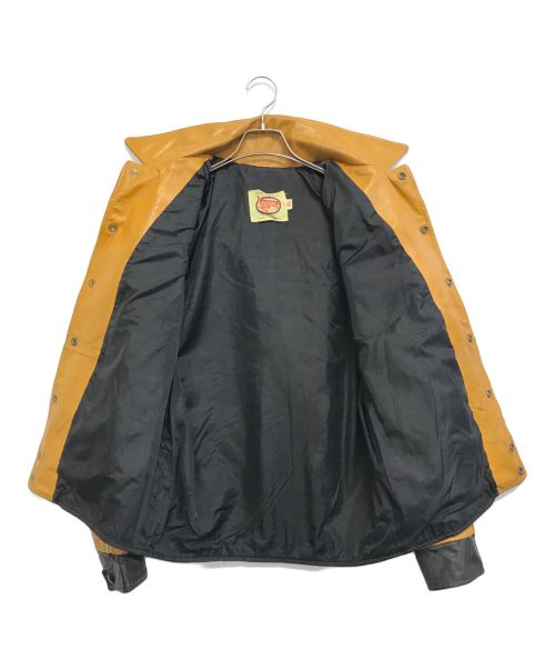 OUTDOOR（アウトドア）OUTDOOR (アウトドア) オールレザーアワードジャケット ブラウン サイズ:40の古着・服飾アイテム
