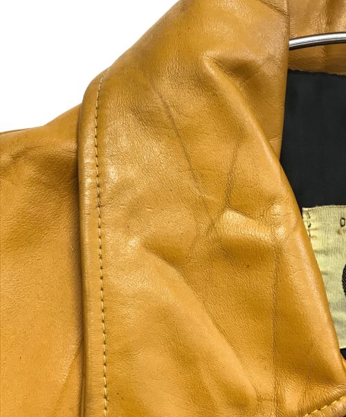 OUTDOOR（アウトドア）OUTDOOR (アウトドア) オールレザーアワードジャケット ブラウン サイズ:40の古着・服飾アイテム