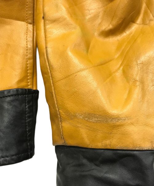 OUTDOOR（アウトドア）OUTDOOR (アウトドア) オールレザーアワードジャケット ブラウン サイズ:40の古着・服飾アイテム