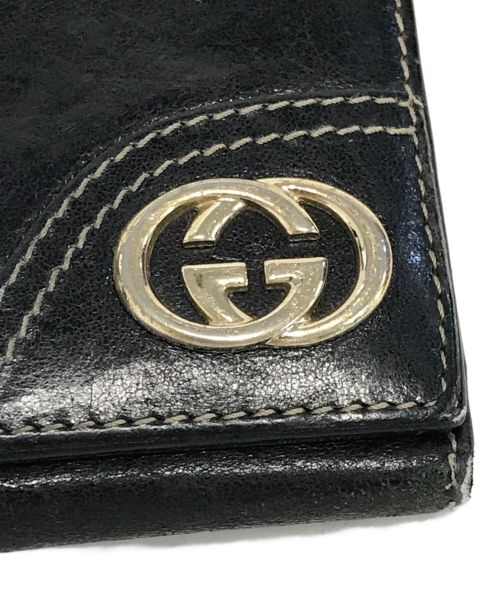 GUCCI（グッチ）GUCCI (グッチ) 長財布 ブラックの古着・服飾アイテム