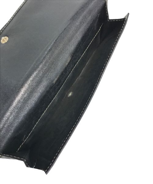 GUCCI（グッチ）GUCCI (グッチ) 長財布 ブラックの古着・服飾アイテム