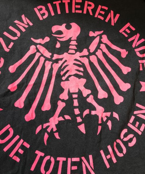バンドTシャツ（バンドTシャツ）バンドTシャツ (バンドTシャツ) 90s  DIE TOTEN HOSEN(ディ・トーテン・ホーゼン) バンドTシャツ ブラック サイズ:表記なしの古着・服飾アイテム