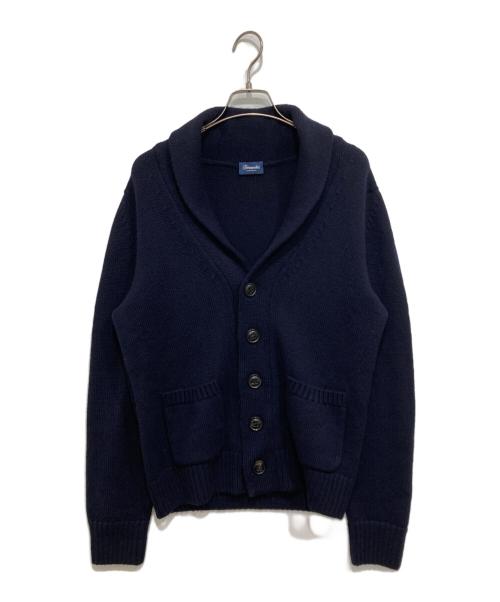 Drumohr（ドルモア）Drumohr (ドルモア) ショールカラーカーディガン ネイビー サイズ:46(M)の古着・服飾アイテム