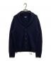 Drumohr（ドルモア）の古着「ショールカラーカーディガン」｜ネイビー