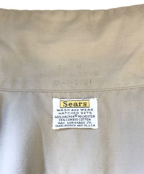 Sears（シアーズ）Sears (シアーズ) 半袖シャツ ベージュ サイズ:Ｍの古着・服飾アイテム