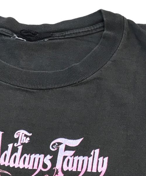 ムービーTシャツ（ムービーTシャツ）ムービーTシャツ (ムービーTシャツ) 90s The Addams Family(ザ・アダムスファミリー) ムービーTシャツ ブラック サイズ:Lの古着・服飾アイテム