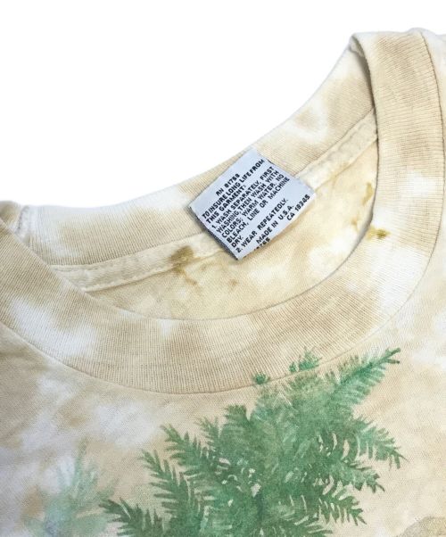 LIQUID BLUE（リキッドブルー）LIQUID BLUE (リキッドブルー) オールオーバープリントTシャツ ホワイト サイズ:Lの古着・服飾アイテム