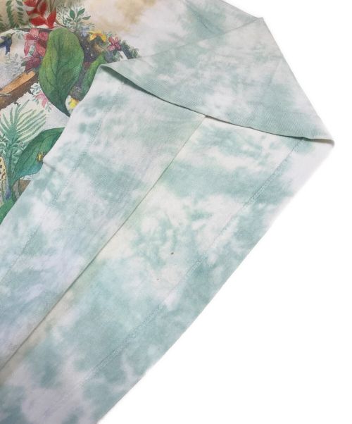 LIQUID BLUE（リキッドブルー）LIQUID BLUE (リキッドブルー) オールオーバープリントTシャツ ホワイト サイズ:Lの古着・服飾アイテム