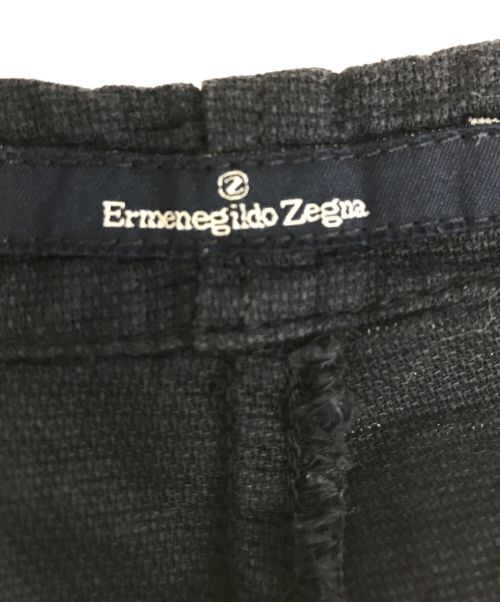 ERMENEGILDO ZEGNA（エルメネジルド・ゼニア）ERMENEGILDO ZEGNA (エルメネジルド・ゼニア) コットンオーバーパンツ ネイビー サイズ:XSの古着・服飾アイテム