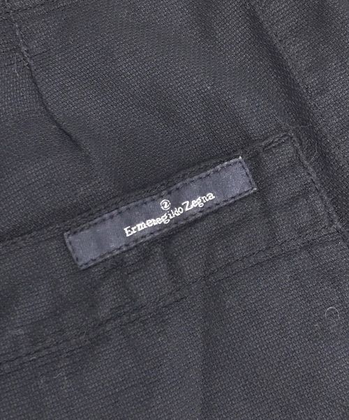 ERMENEGILDO ZEGNA（エルメネジルド・ゼニア）ERMENEGILDO ZEGNA (エルメネジルド・ゼニア) コットンオーバーパンツ ネイビー サイズ:XSの古着・服飾アイテム