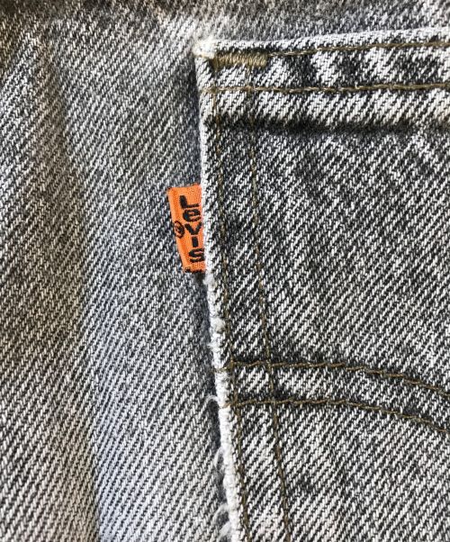 LEVI'S（リーバイス）LEVI'S (リーバイス) 先染めブラックデニム ブラック サイズ:W34 L32の古着・服飾アイテム