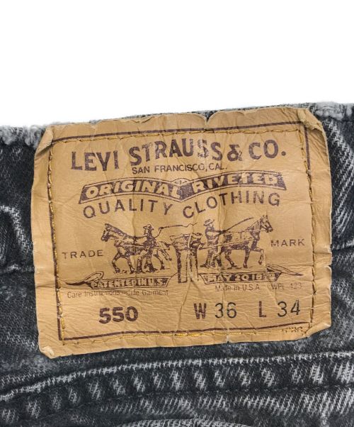 LEVI'S（リーバイス）LEVI'S (リーバイス) 先染めブラックデニム ブラック サイズ:W36 L34の古着・服飾アイテム