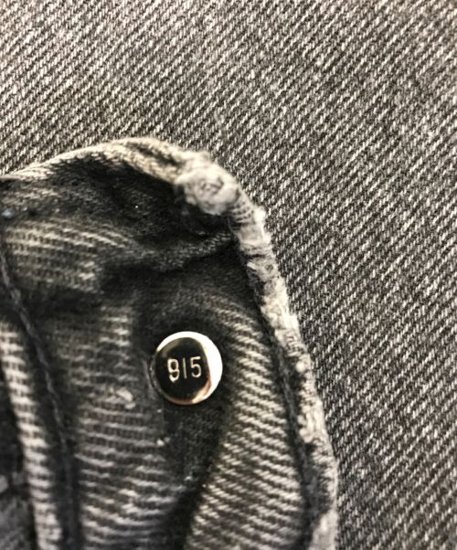 LEVI'S（リーバイス）LEVI'S (リーバイス) 先染めブラックデニム ブラック サイズ:W36 L34の古着・服飾アイテム