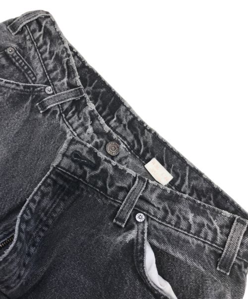 LEVI'S（リーバイス）LEVI'S (リーバイス) 先染めブラックデニム ブラック サイズ:W36 L34の古着・服飾アイテム