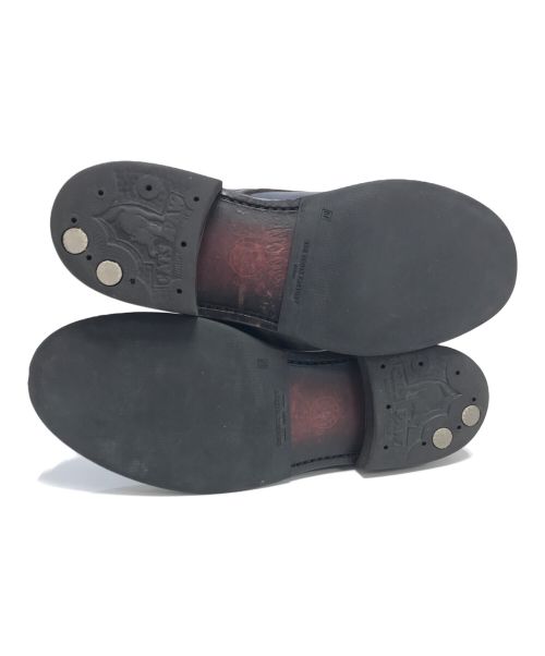 WHEEL ROBE（ウィールローブ）WHEEL ROBE (ウィールローブ) レザーシューズ ブラック サイズ:7Dの古着・服飾アイテム