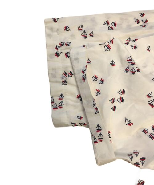 POLO RALPH LAUREN（ポロ・ラルフローレン）POLO RALPH LAUREN (ポロ・ラルフローレン) 総柄シャツ ホワイト サイズ:Lの古着・服飾アイテム