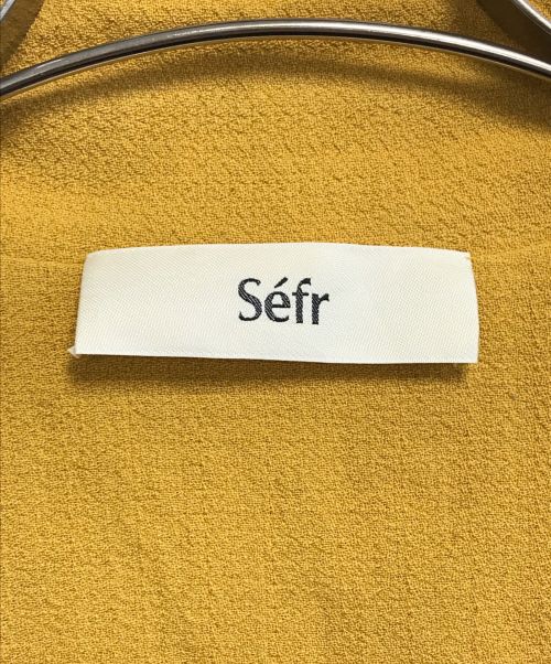 Sefr（セファ）Sefr (セファ) 半袖シャツ イエロー サイズ:Ｓの古着・服飾アイテム