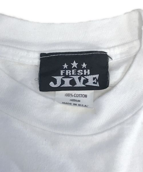 FRESH JIVE（フレッシュ・ジャイブ）FRESH JIVE (フレッシュ・ジャイブ) Tシャツ ホワイト サイズ:Mの古着・服飾アイテム