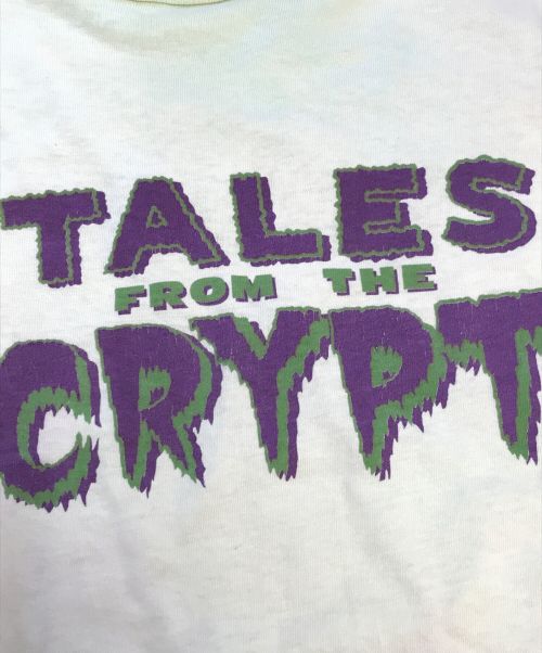 ムービーTシャツ（ムービーTシャツ）ムービーTシャツ (ムービーTシャツ) 90s tales from the crypt(テイルズ・フロム・クリプト) ムービーTシャツ イエロー サイズ:Freeの古着・服飾アイテム