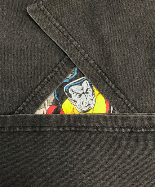 アニメーションTシャツ（アニメーションTシャツ）アニメーションTシャツ (アニメーションTシャツ) X-MEN(エックスメン) アメコミTシャツ ブラック サイズ:XXLの古着・服飾アイテム