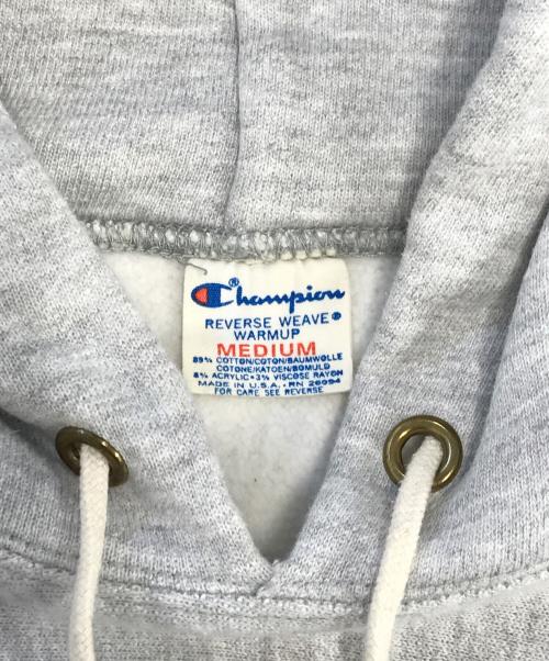 Champion（チャンピオン）Champion (チャンピオン) リバースウィーブパーカー グレー サイズ:MEDIUMの古着・服飾アイテム