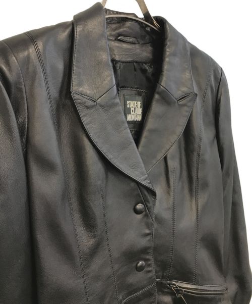 Claude Montana（クロード モンタナ）Claude Montana (クロード モンタナ) レザージャケット ブラック サイズ:40の古着・服飾アイテム