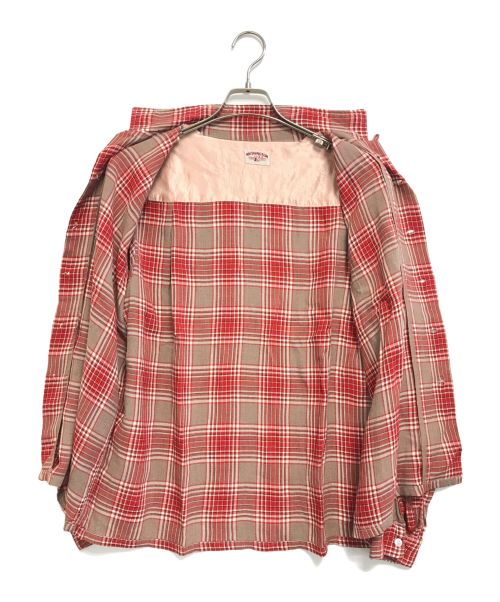 WASHINGTON DEE CEE（ワシントンディーシー）WASHINGTON DEE CEE (ワシントンディーシー) レーヨンシャツ レッド サイズ:表記なしの古着・服飾アイテム