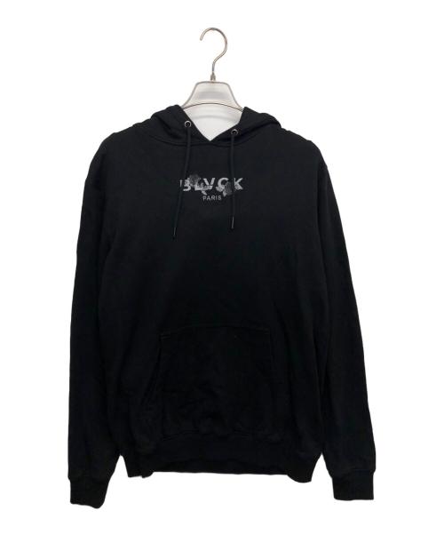 BLVCK PARIS（ブラック パリ）BLVCK PARIS (ブラック パリ) ロゴ刺繍パーカー ブラック サイズ:Sの古着・服飾アイテム