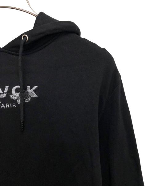 BLVCK PARIS（ブラック パリ）BLVCK PARIS (ブラック パリ) ロゴ刺繍パーカー ブラック サイズ:Sの古着・服飾アイテム
