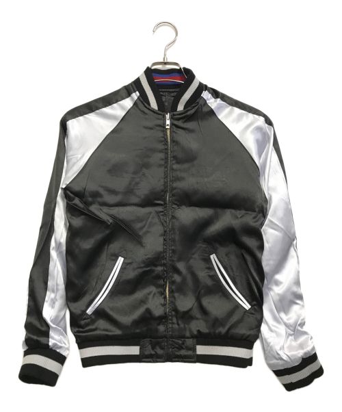 TEN STRIKE（テンストライク）TEN STRIKE (テンストライク) スカジャン ブラック×ブルー サイズ:Ｓ 未使用品の古着・服飾アイテム