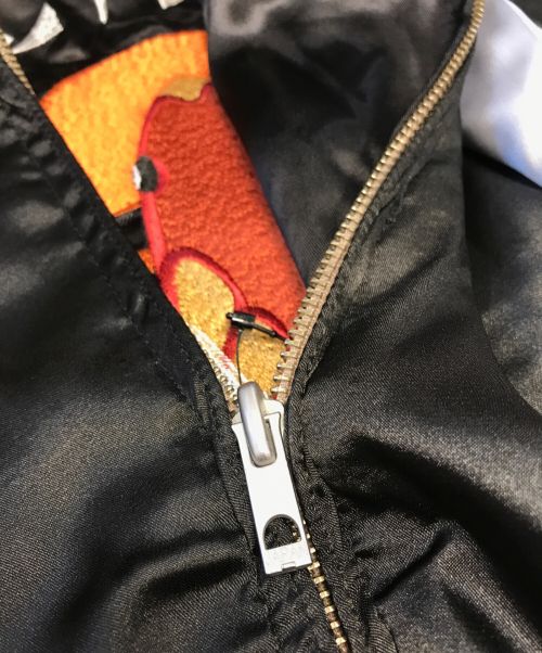 TEN STRIKE（テンストライク）TEN STRIKE (テンストライク) スカジャン ブラック×ブルー サイズ:Ｓ 未使用品の古着・服飾アイテム