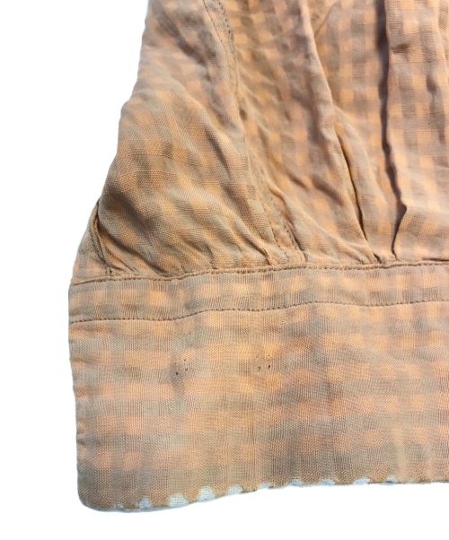 colebrooke（コールブルック）colebrooke (コールブルック) チェックシャツ オレンジ サイズ:MEDIUM 15・15 1/2の古着・服飾アイテム