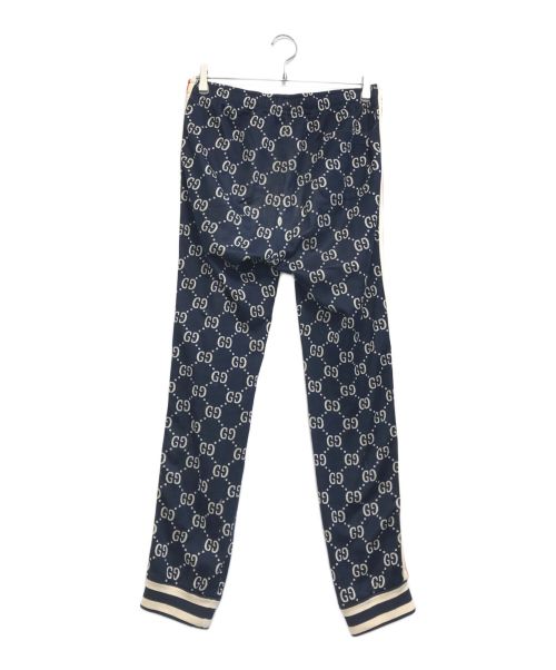 GUCCI（グッチ）GUCCI (グッチ) GGジャカードジョギングパンツ ネイビー サイズ:Ｍの古着・服飾アイテム