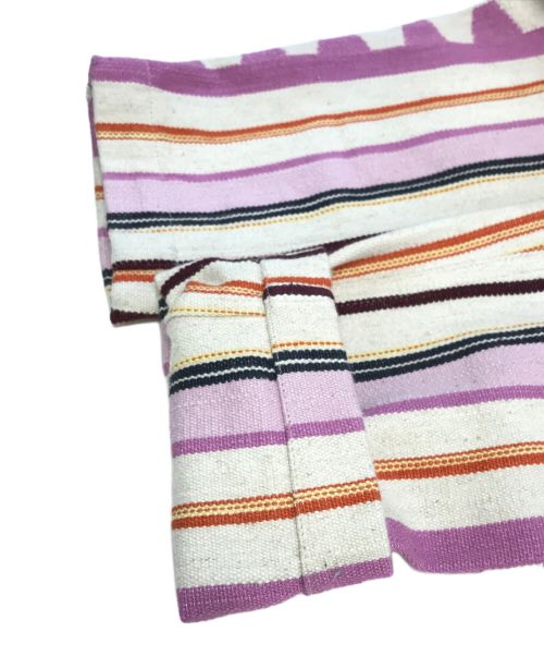 ISABEL MARANT（イザベルマラン）ISABEL MARANT (イザベルマラン) コットンリネン マルチストライプイージーパンツ ピンク サイズ:34の古着・服飾アイテム