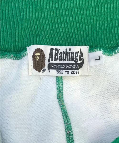 A BATHING APE（ア ベイシング エイプ）A BATHING APE (ア ベイシング エイプ) ハーフパンツ グリーン サイズ:Lの古着・服飾アイテム