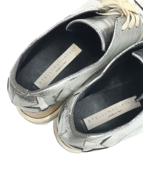 STELLA McCARTNEY（ステラマッカートニー）STELLA McCARTNEY (ステラマッカートニー) エリス プラットフォーム スター シューズ シルバー サイズ:37½の古着・服飾アイテム