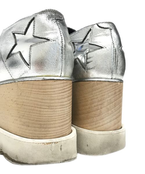 STELLA McCARTNEY（ステラマッカートニー）STELLA McCARTNEY (ステラマッカートニー) エリス プラットフォーム スター シューズ シルバー サイズ:37½の古着・服飾アイテム