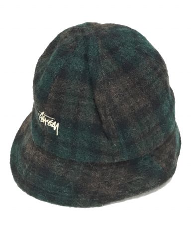 中古・古着通販】stussy (ステューシー) バケットハット グリーン