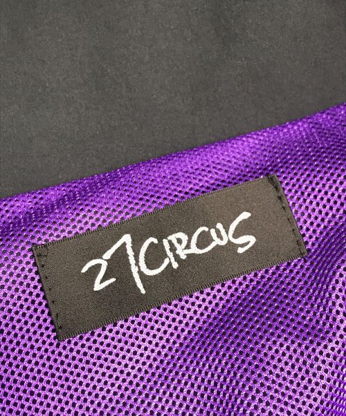 27CIRCUS（27サーカス）27CIRCUS (27サーカス) トラックジャケット ブラック サイズ:Mの古着・服飾アイテム