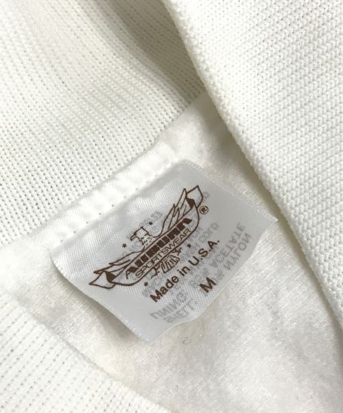 auburn（オーバーン）auburn (オーバーン) スタジャン ホワイト サイズ:Mの古着・服飾アイテム