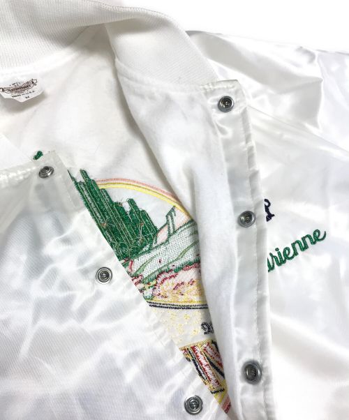 auburn（オーバーン）auburn (オーバーン) スタジャン ホワイト サイズ:Mの古着・服飾アイテム