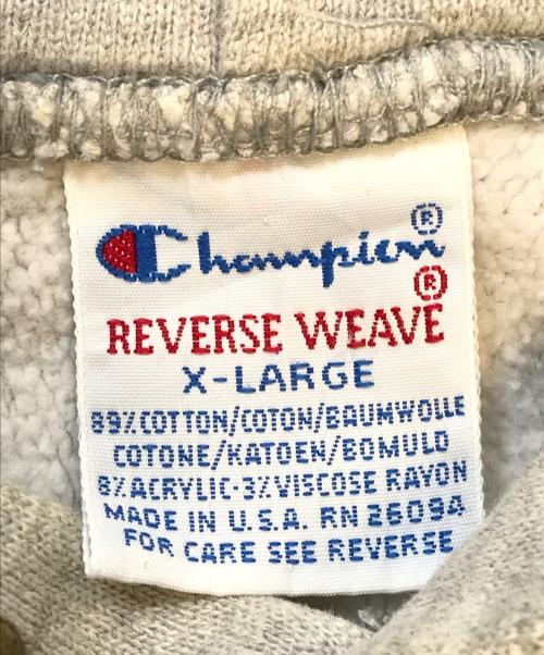 Champion（チャンピオン）Champion (チャンピオン) リバースウィーブパーカー グレー サイズ:X-LARGEの古着・服飾アイテム
