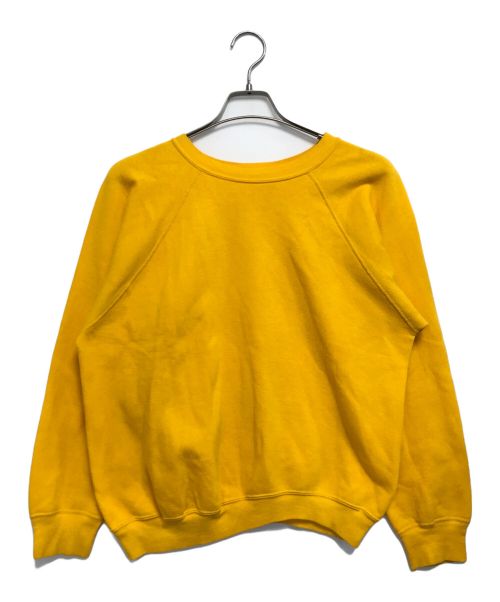 SPRUCE（スプルース）SPRUCE (スプルース) ラグランスウェット イエロー サイズ:Lの古着・服飾アイテム