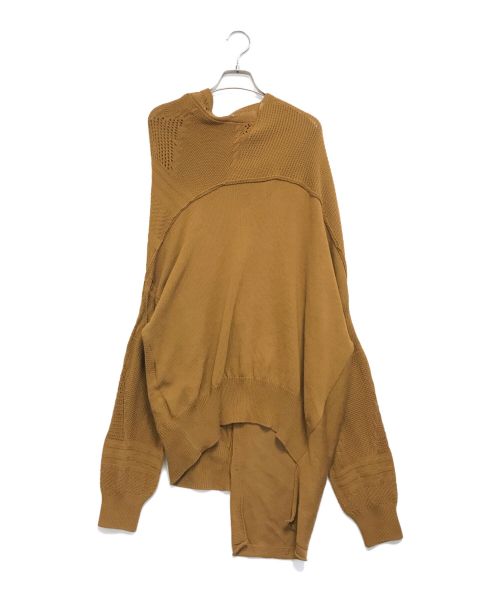 Y's（ワイズ）Y's (ワイズ) 変形カーディガン オレンジ サイズ:2の古着・服飾アイテム