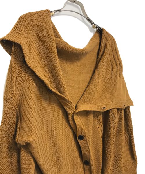 Y's（ワイズ）Y's (ワイズ) 変形カーディガン オレンジ サイズ:2の古着・服飾アイテム