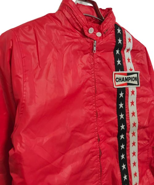 Champion（チャンピオン）Champion (チャンピオン) 中綿ジャケット レッド サイズ:Mの古着・服飾アイテム