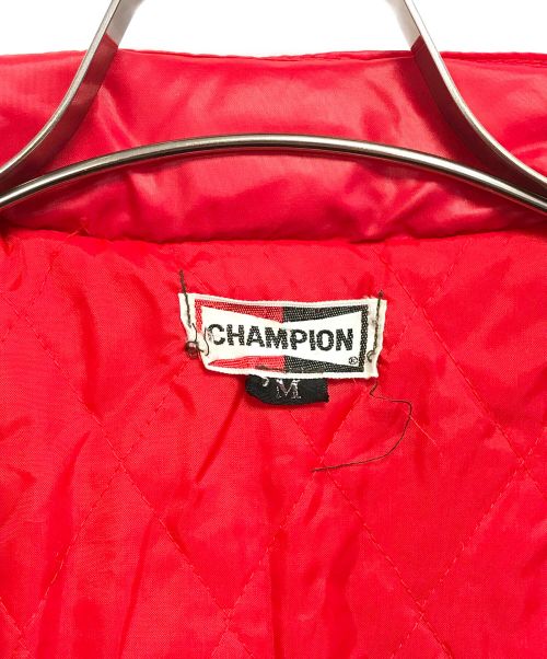 Champion（チャンピオン）Champion (チャンピオン) 中綿ジャケット レッド サイズ:Mの古着・服飾アイテム